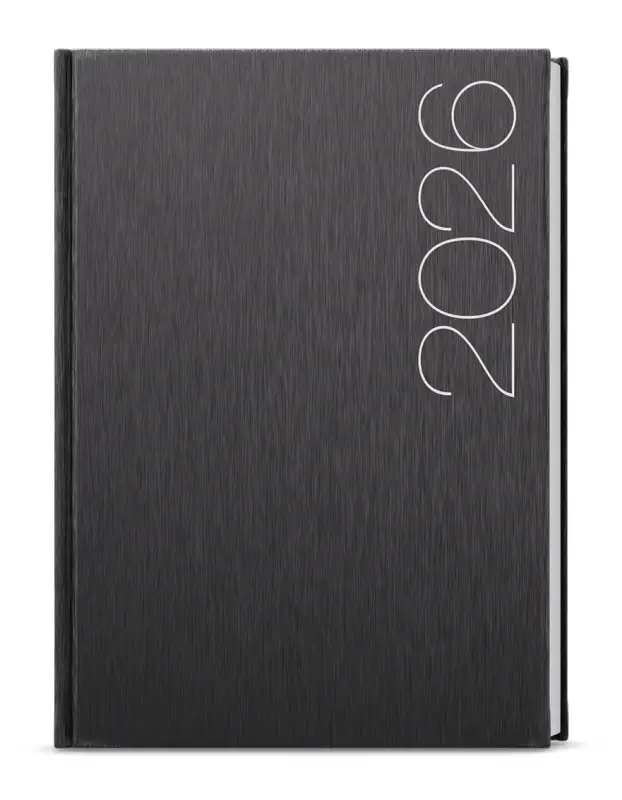 Diář 2026 Denní diář - David - ForMen - A5 - Black