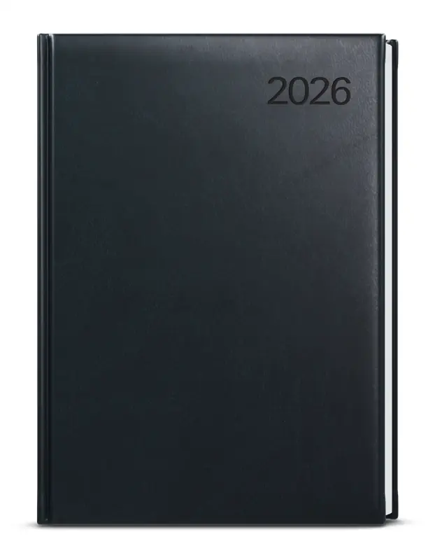 Diář 2026 Denní diář - Goliáš - Vivella - A4 - černá