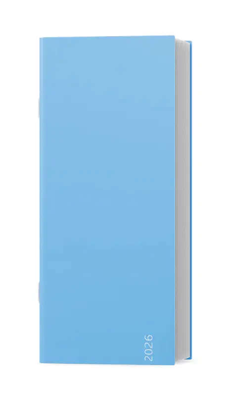 Diář 2026 Měsíční diář - Božka - Color - Bledě modrá