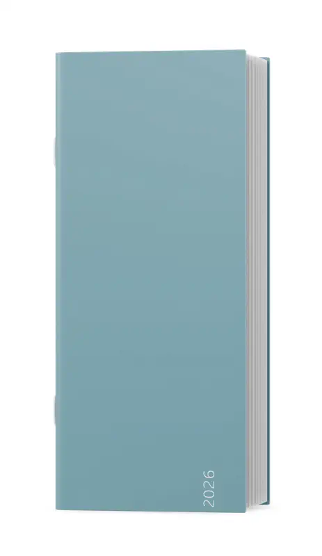 Diář 2026 Měsíční diář - Božka - Color - Šedomodrá