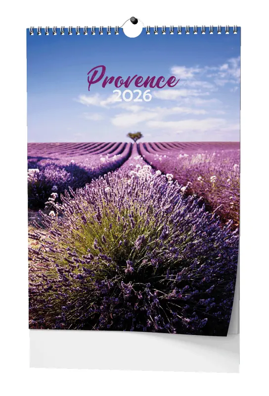Nástěnný kalendář 2026 Provence - A3
