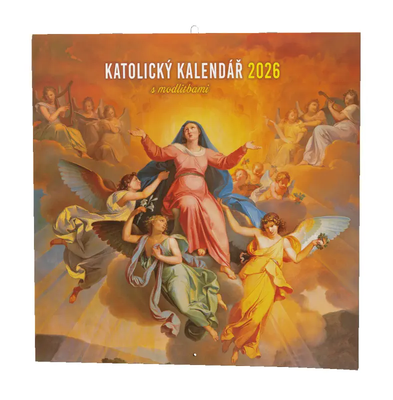 Nástěnný kalendář 2026 Katolický kalendář (s modlitbami)