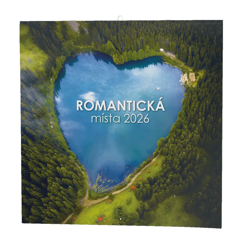 Nástěnný kalendář 2026 Romantická místa