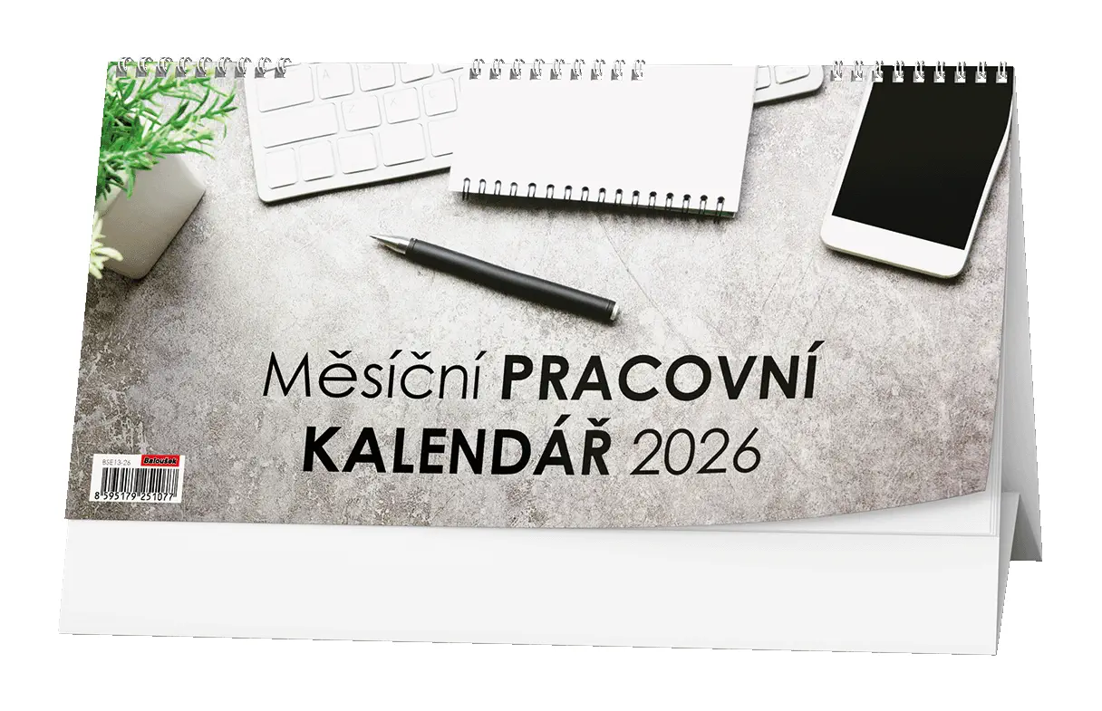 Stolní kalendář 2026 Měsíční pracovní kalendář