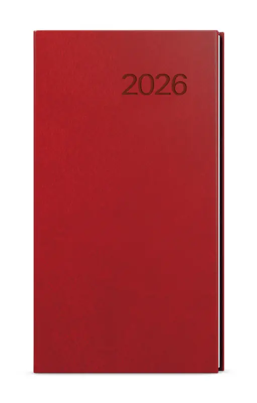 Diář 2026 Týdenní diář - Jakub - Vivella - kapesní - bordó