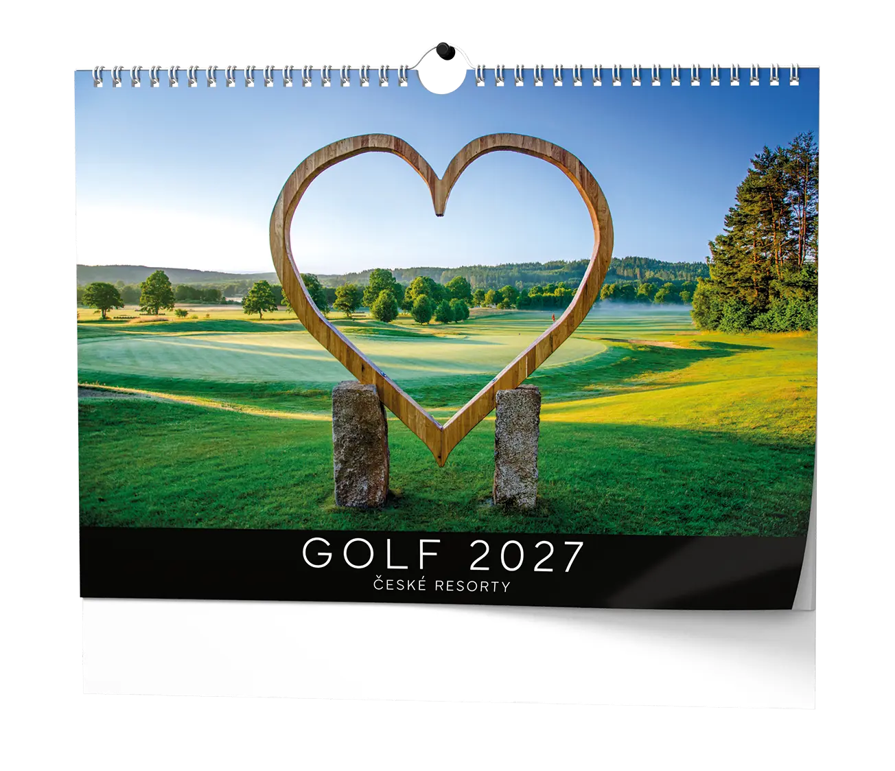Nástěnný kalendář 2027 Nástěnný kalendář - Golf - české resorty