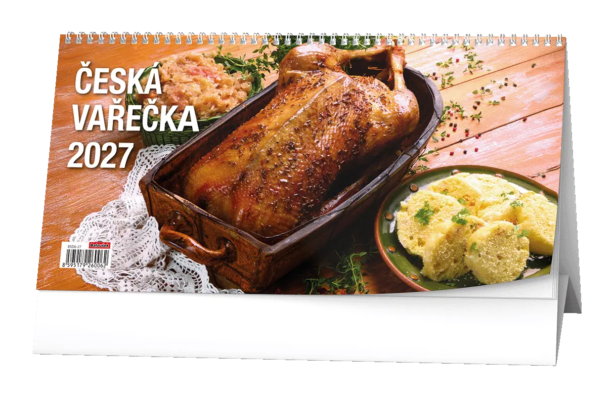 Stolní kalendář 2027 Stolní kalendář - Česká vařečka