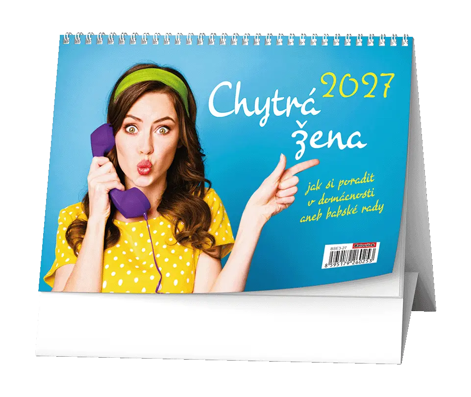 Stolní kalendář 2027 Stolní kalendář - Chytrá žena
