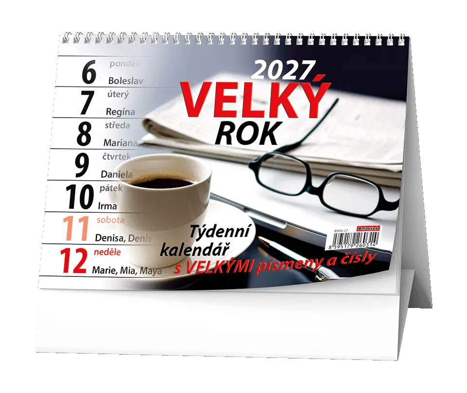 Stolní kalendář 2027 Stolní kalendář - Velký rok