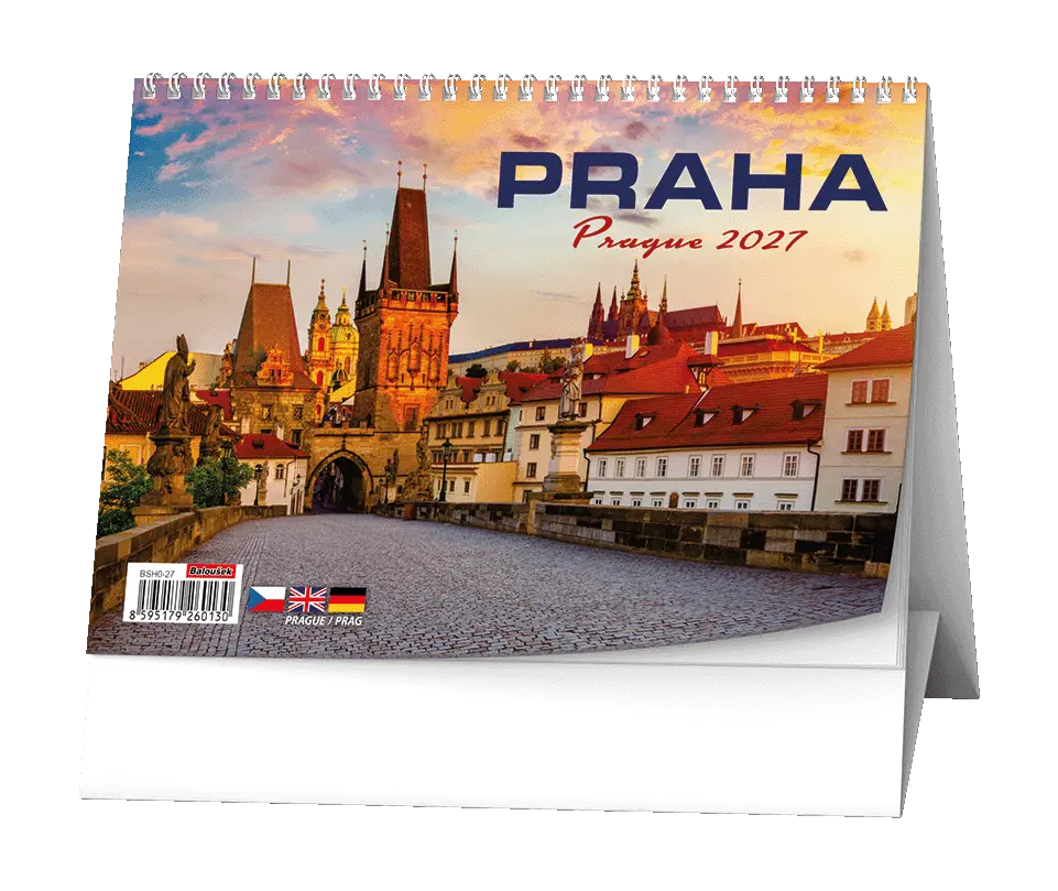 Stolní kalendář 2027 Stolní kalendář - Praha