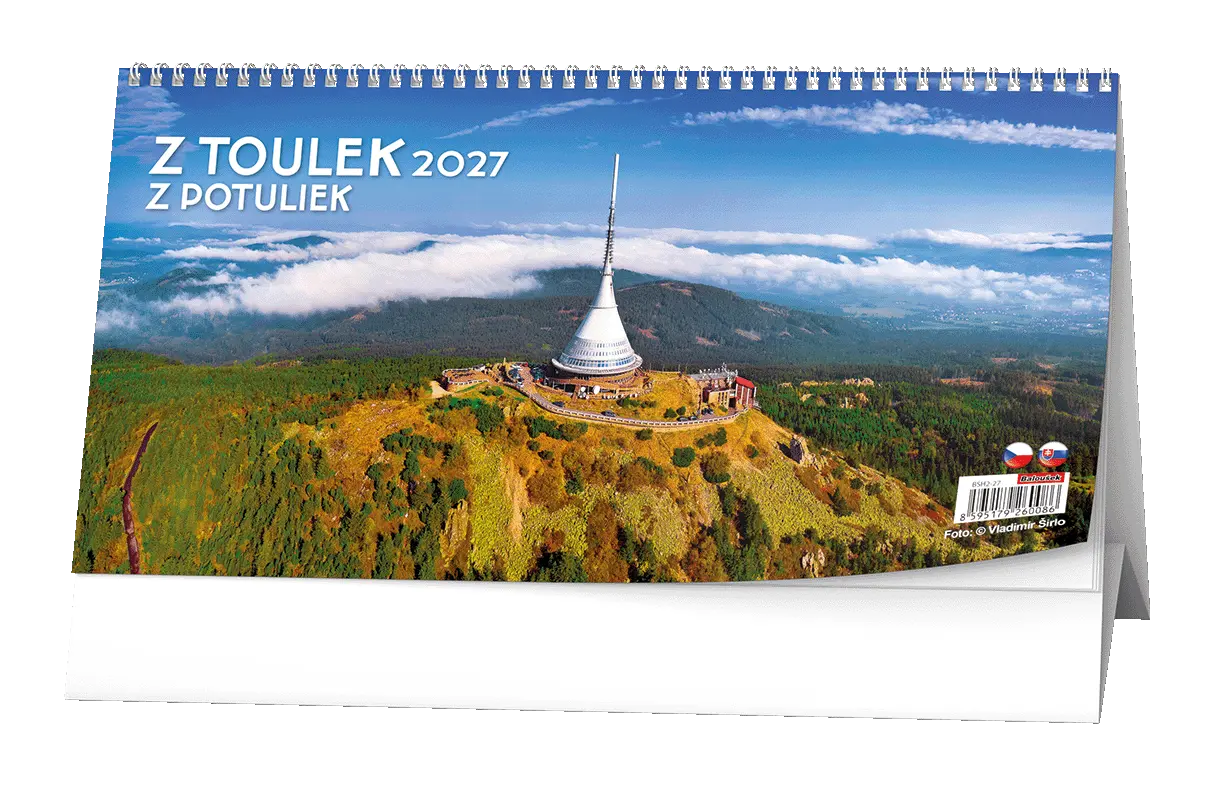 Stolní kalendář 2027 Stolní kalendář - Z toulek