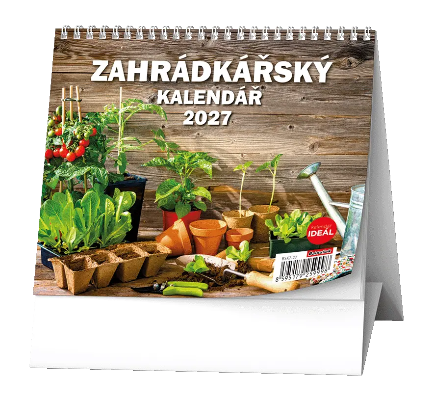 Stolní kalendář 2027 Stolní kalendář - IDEÁL - Zahrádkářský kalendář