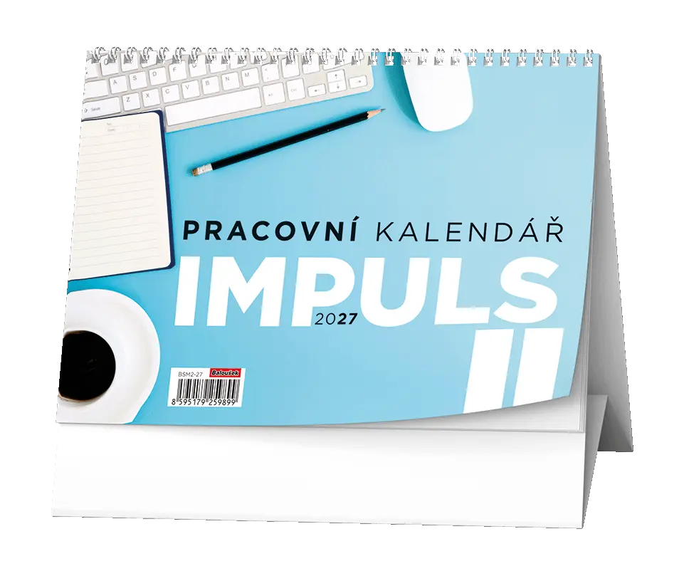 Stolní kalendář 2027 Stolní kalendář - Pracovní kalendář IMPULS II