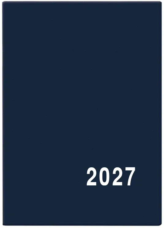 Diář 2027 Týdenní diář - Hynek - PVC - modrá