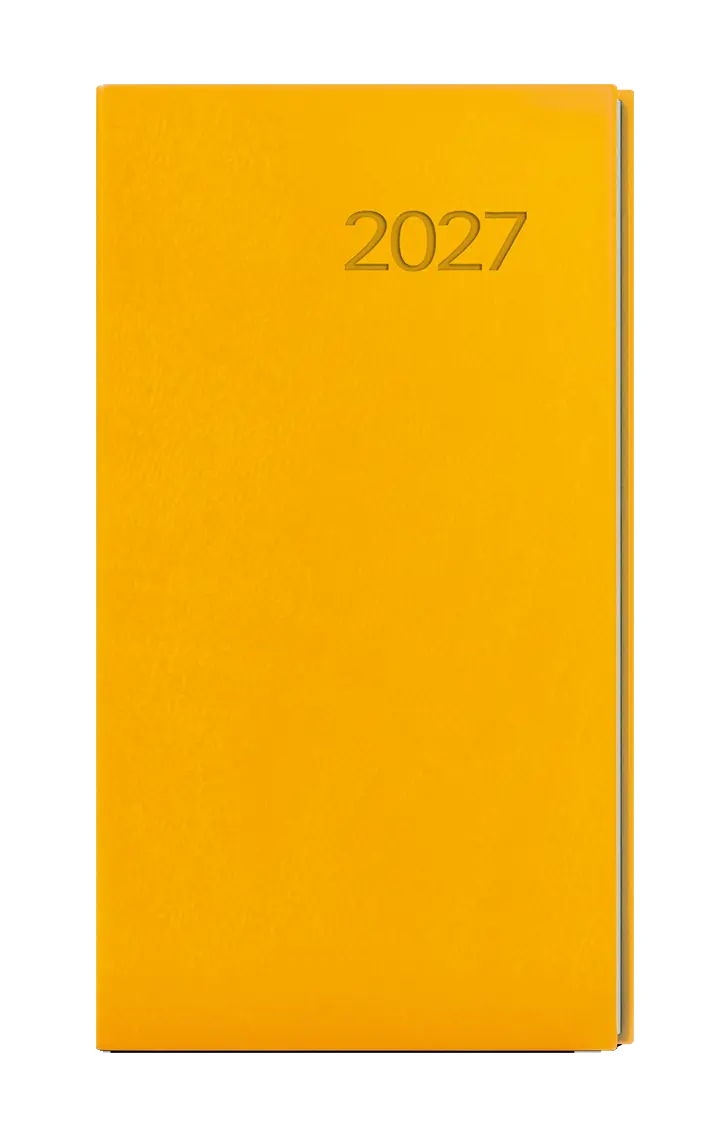 Diář 2027 Týdenní diář - Jakub - Vivella - kapesní - okrová