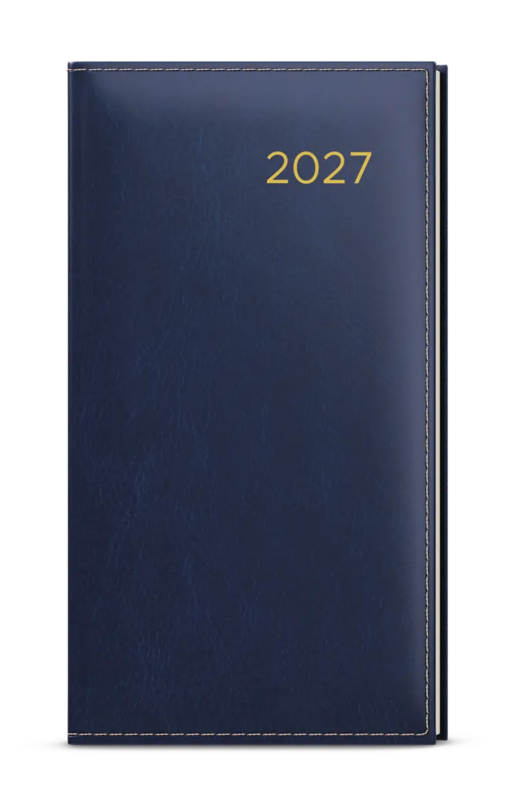 Diář 2027 Týdenní diář - Jakub - Premier - kapesní - modrá