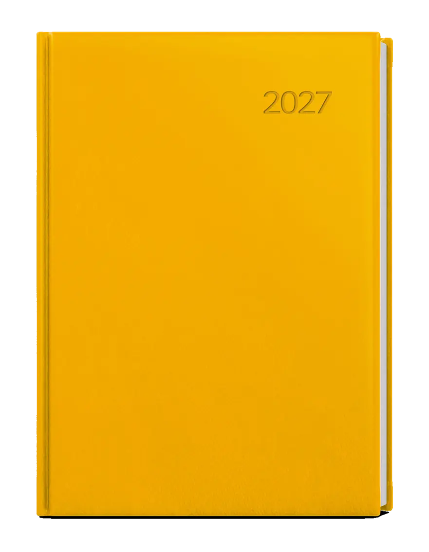 Diář 2027 Týdenní diář - Oskar - Vivella - A5 - okrová
