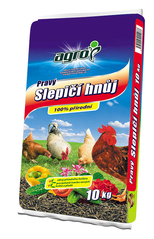AGRO Pravý slepičí hnůj 10 kg