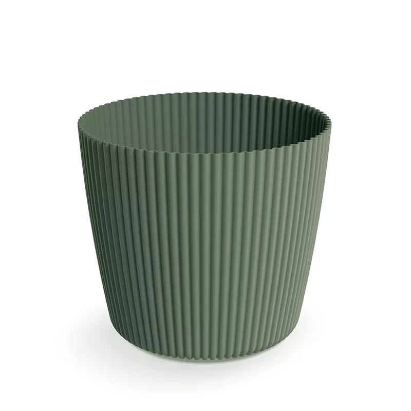 Květináč Milly Round 10.9cm tmavě zelená