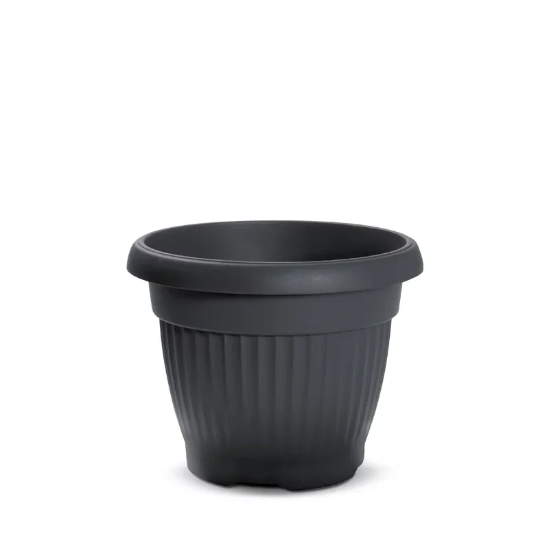 Květináč TERRA kulatý 20cm antracit