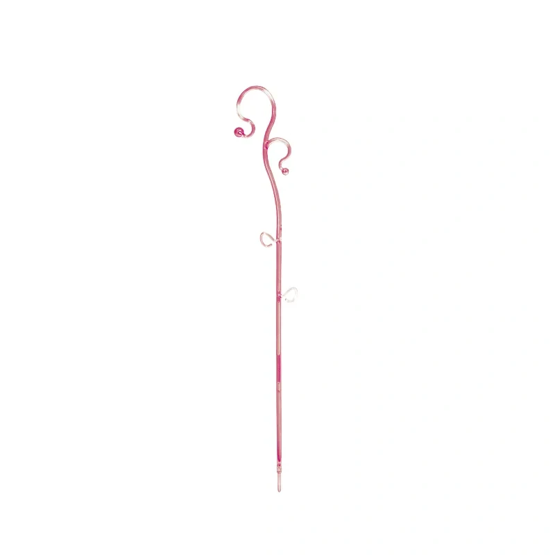 Podpěra pro květiny - orchidej Decor Orchid Stick 39cm transparentní růžová