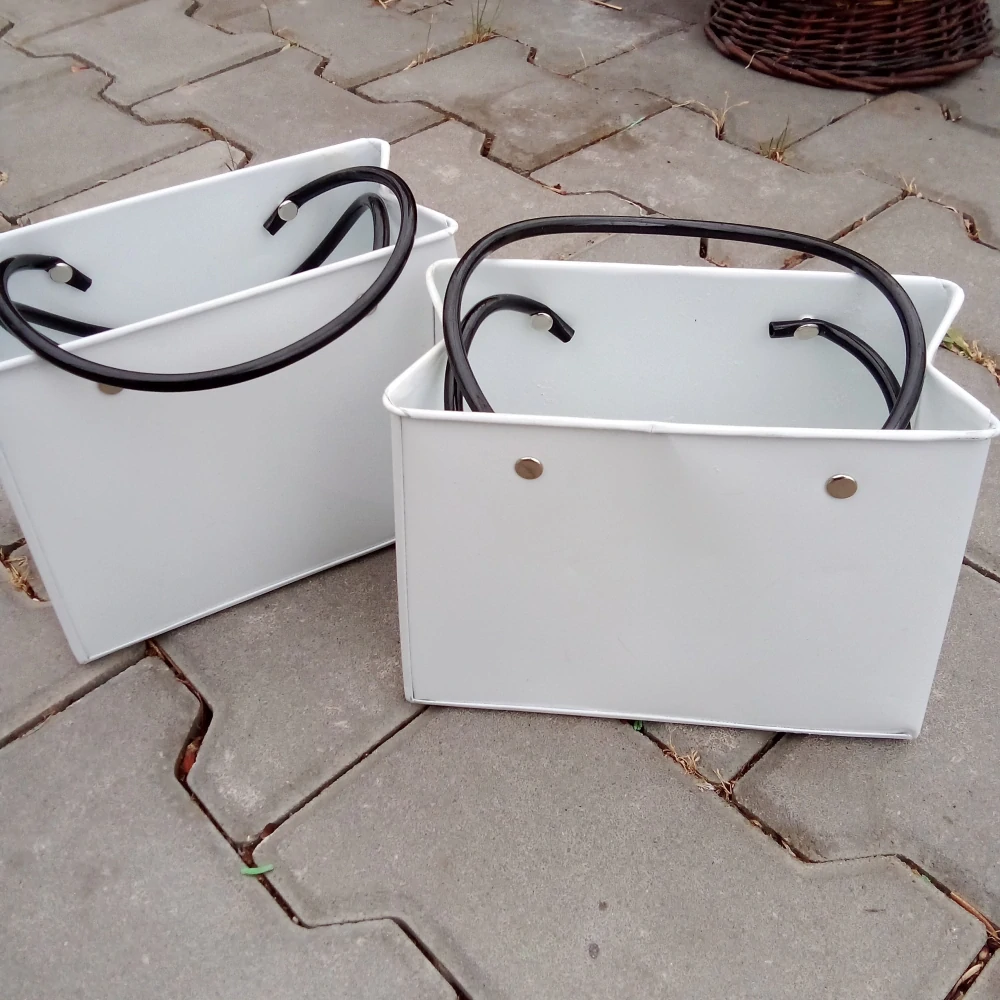Dekorativní obal na květináč plech -19cm taška
