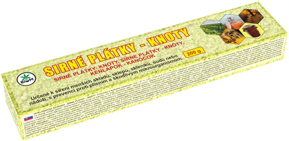 Sirné plátky - knoty 200g