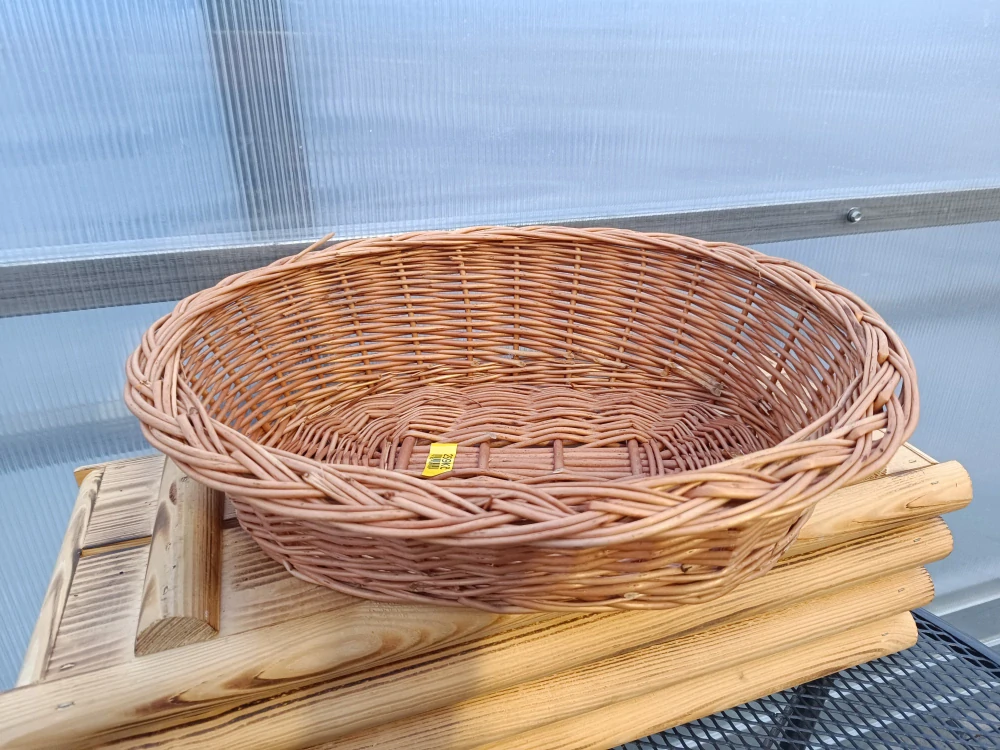 Ratanový košík - oval - 43x32x12cm