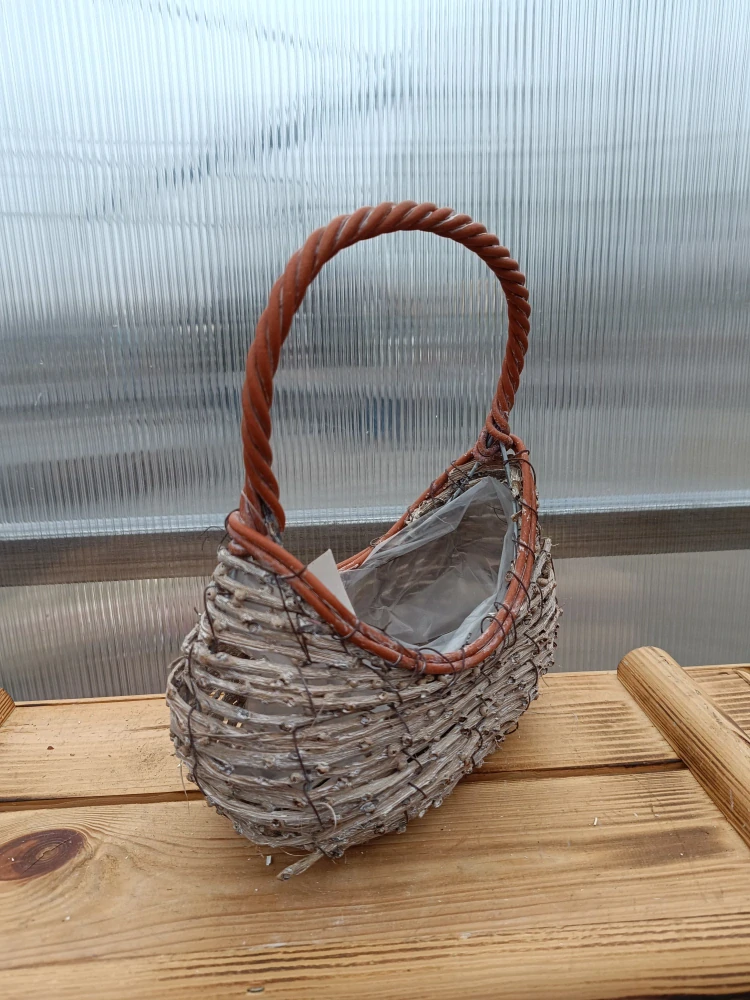 Proutěný košík - kabelka- 23x13x27cm