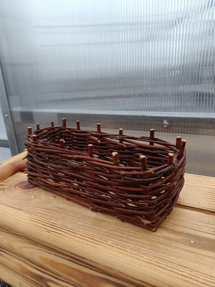 Proutěný truhlík 26x10x9cm