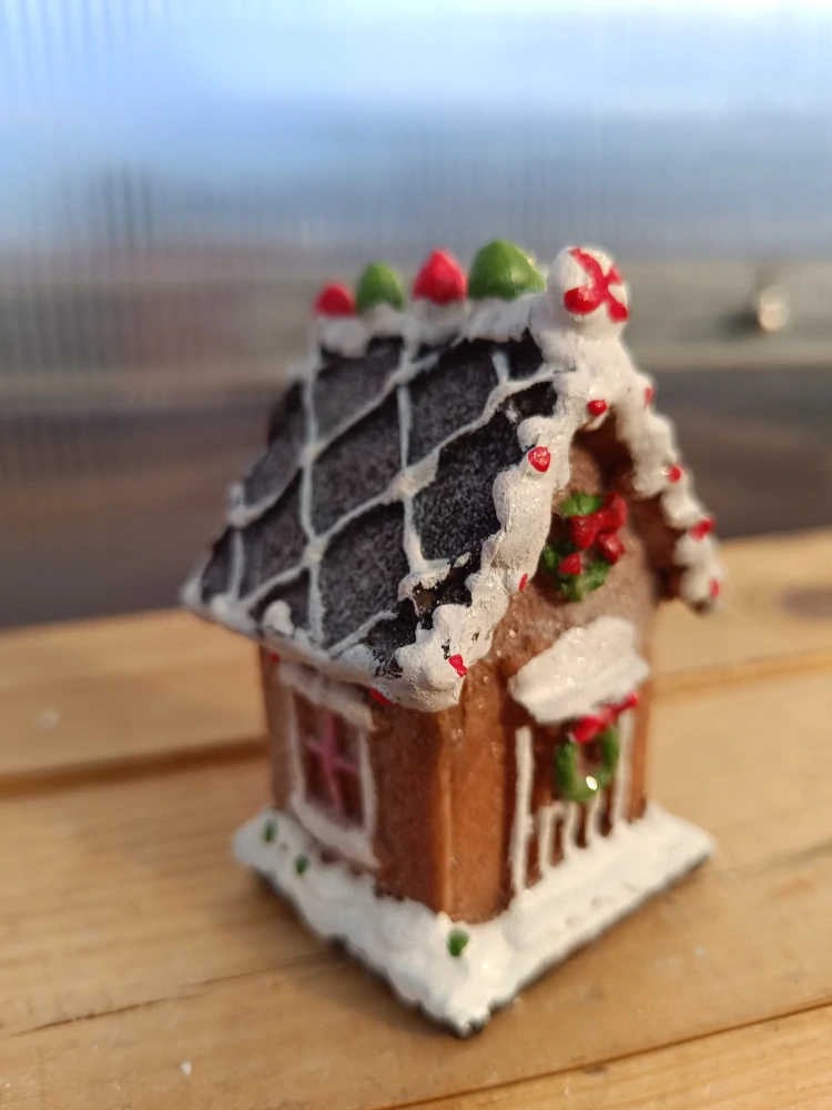 Vánoční dekorace - Chaloupka - 9,5cm