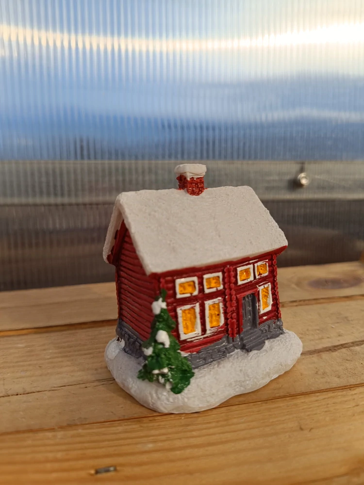 Vánoční dekorace - Domeček - 7x5x9cm