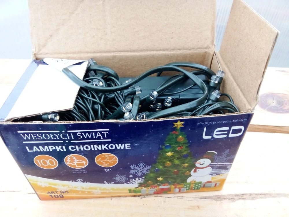 Vánoční LED světýlka 8m žluté