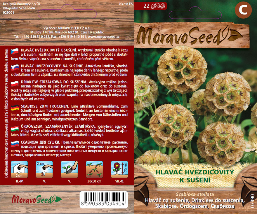 Hlaváč hvěz. k suš. - osivo
