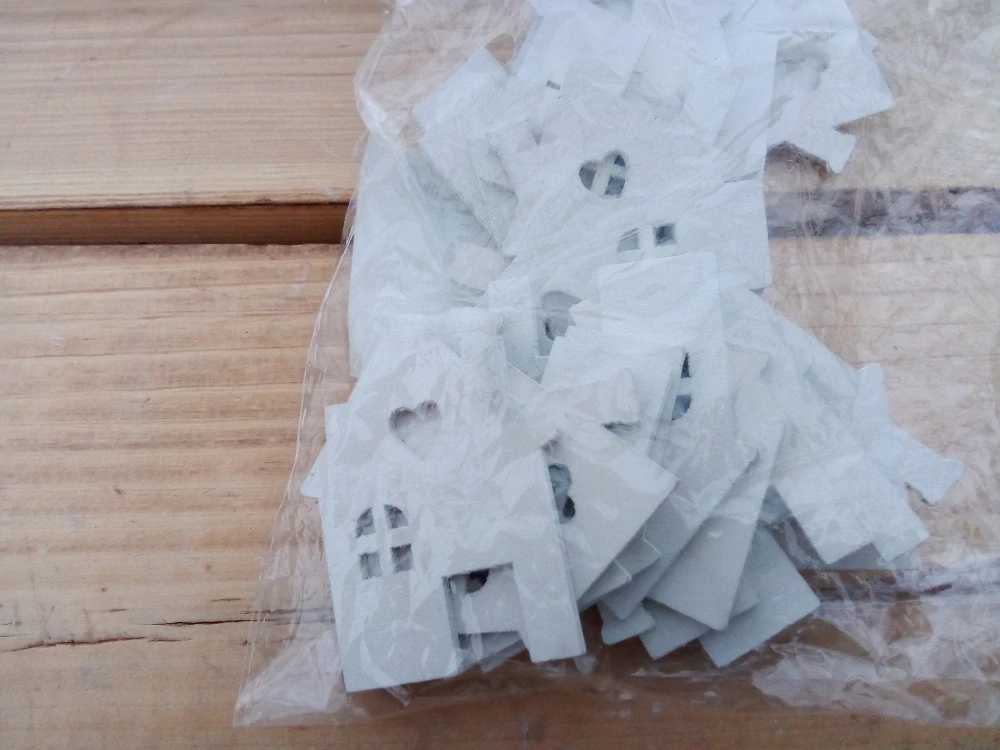 Dekorace vánoční chaloupka balení ( 20ks)