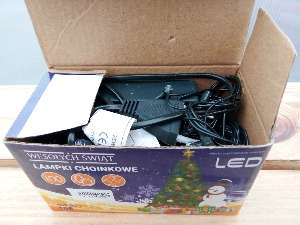 Vánoční LED světýlka 8m zelené