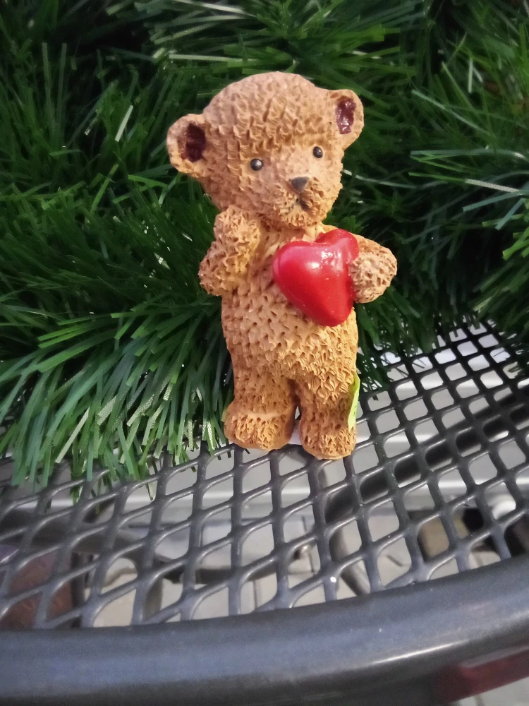 Dekoprace medvídek stojící 10cm