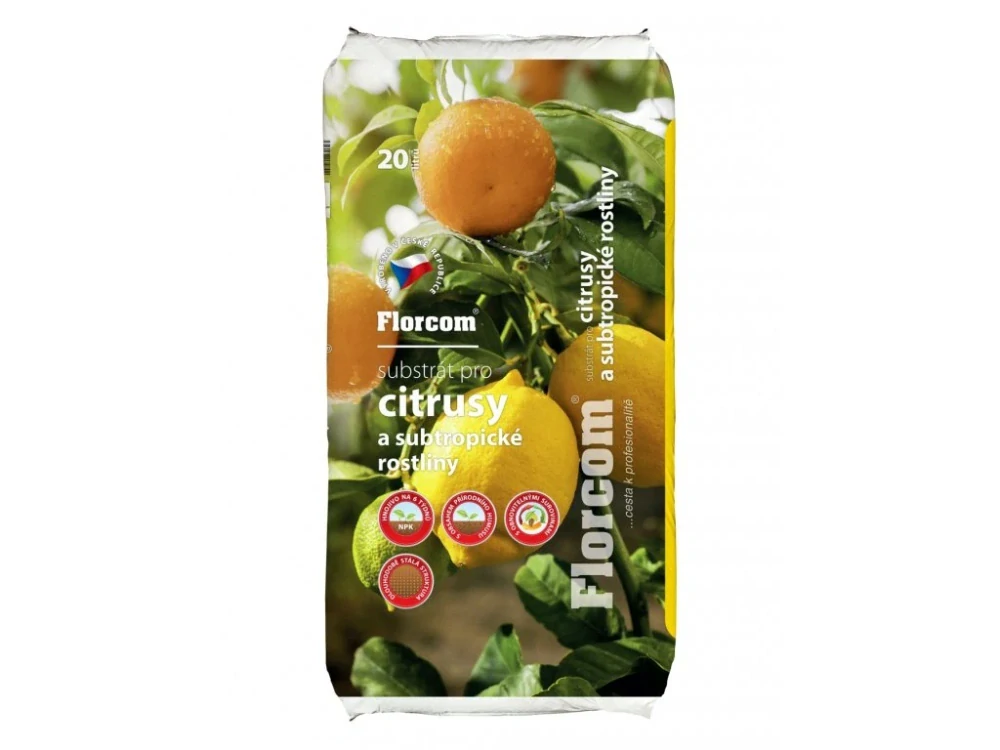 Substrát pro citrusy a subtropické rostliny 20l FLORCOM
