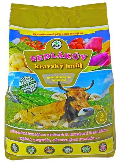 Kravský hnůj sedlákův 3kg