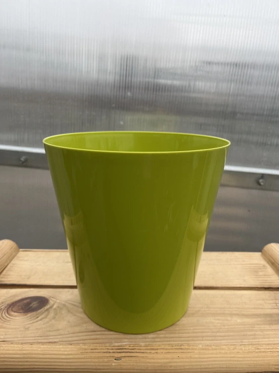 Květináč plastový pistáciový 19x19cm