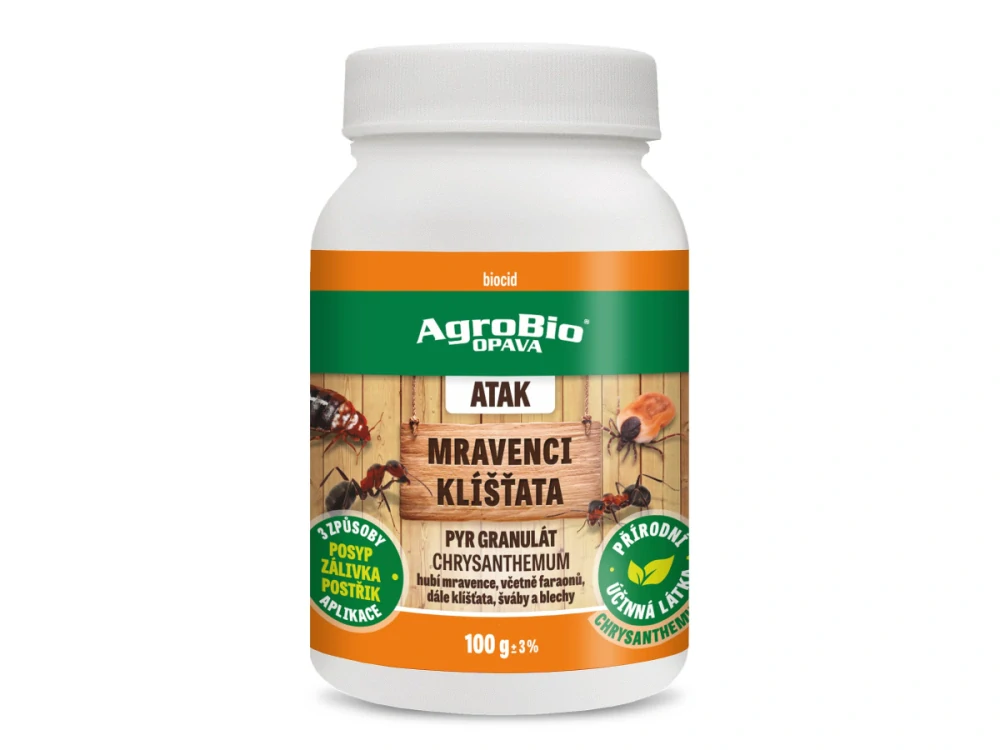 ATAK - PYR Granulát Chrysanthemum 150g Mravenci a klíšťata