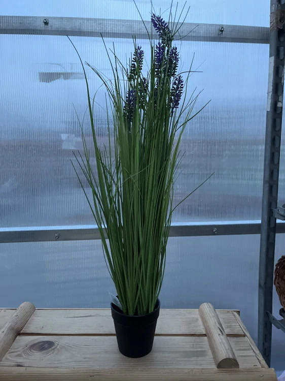 Plastová levandule v květináči 61cm