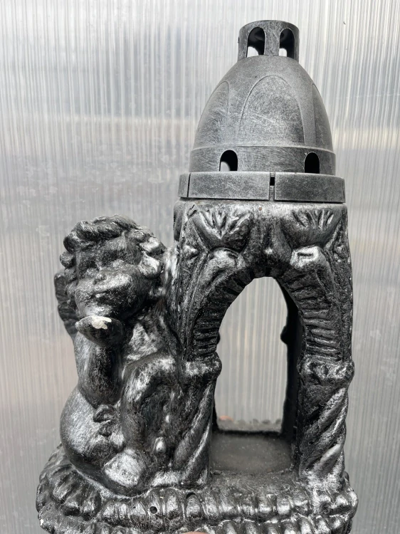 Andělíček s místem na svíčku 25x16x9cm