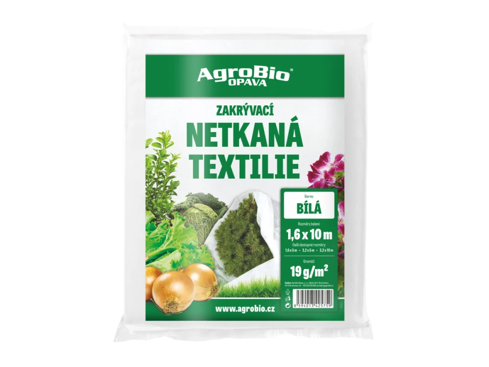 Netkaná textilie Biom 1.6x10m bílá