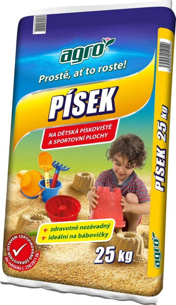 AGRO Písek na pískoviště 25kg