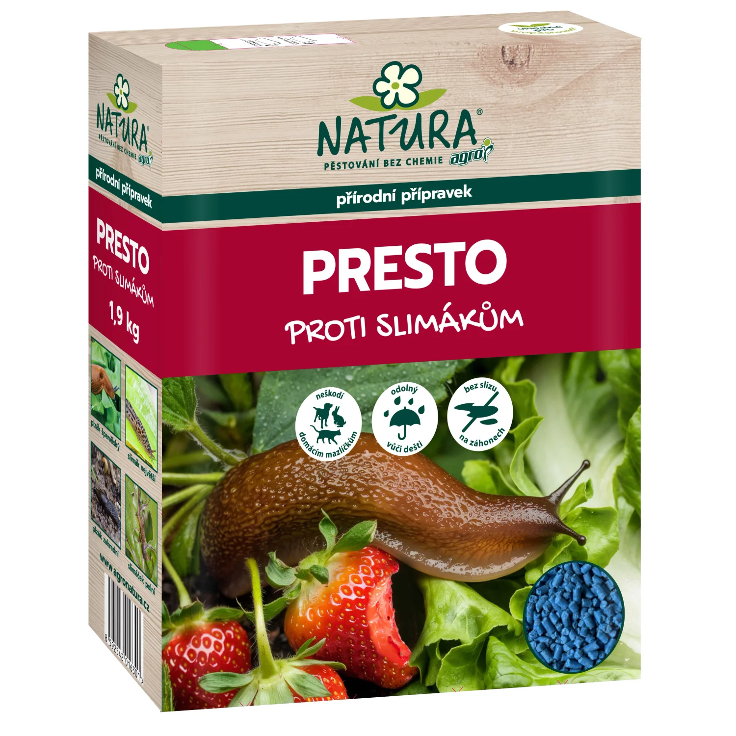 NATURA PRESTO proti slimákům 1.9kg