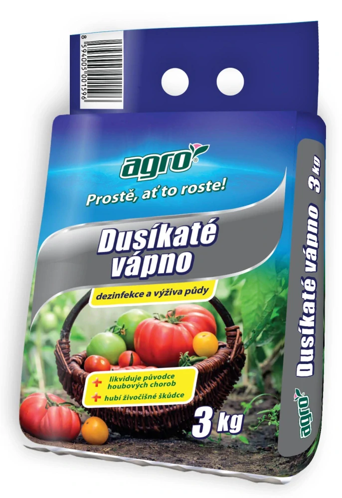 Dusíkaté vápno 3kg Agro