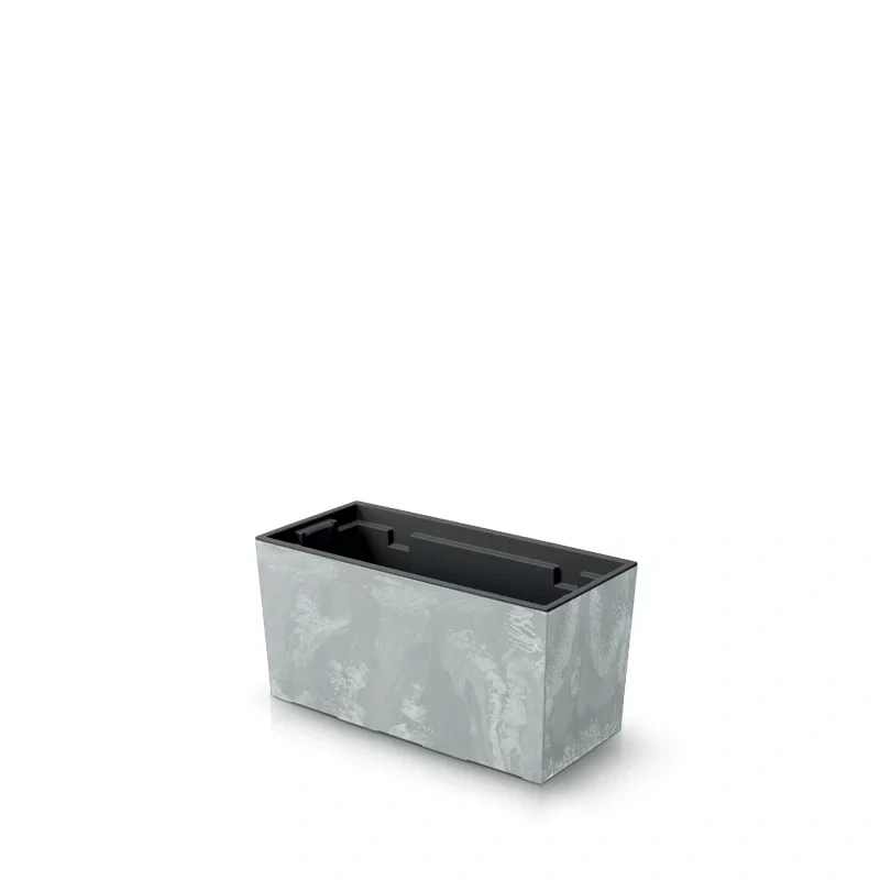 Truhlík Urbi Case Beton Effect s vkladem 39.5cm beton