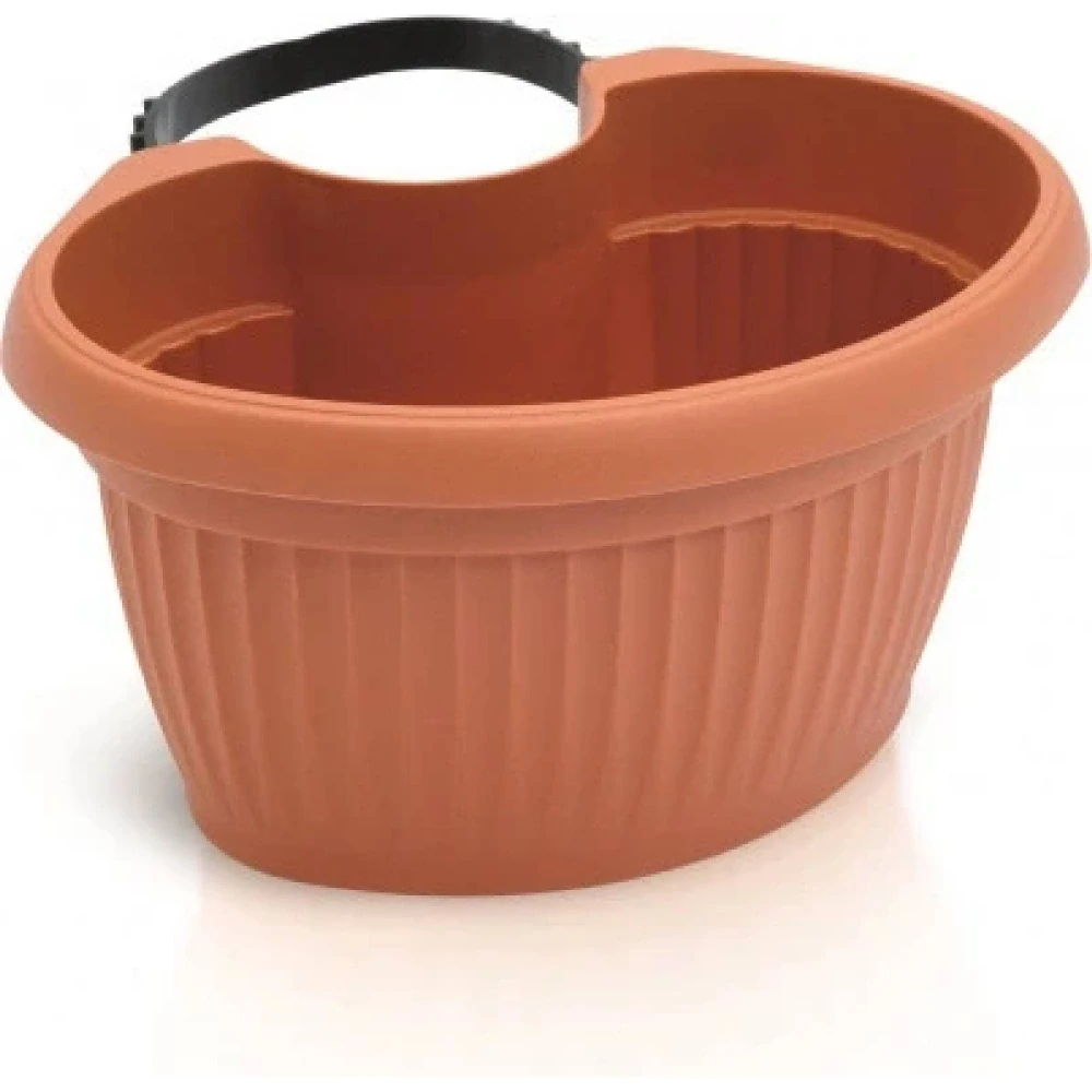 Květináč na okap TERRA 15.8cm terakota