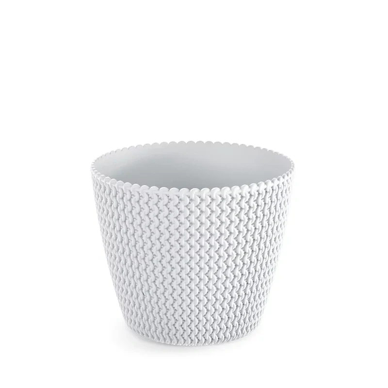 Květináč Splofy bílá 18,7cm